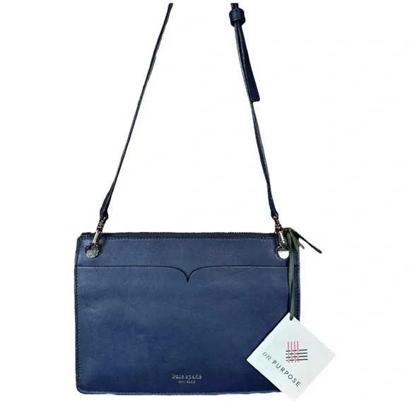 Kate Spade NWT “On Purpose” Chenille Clover Crossbody - Picture 4 of 14